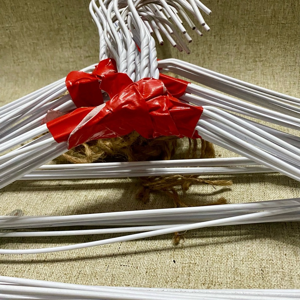 White Wire Hangers